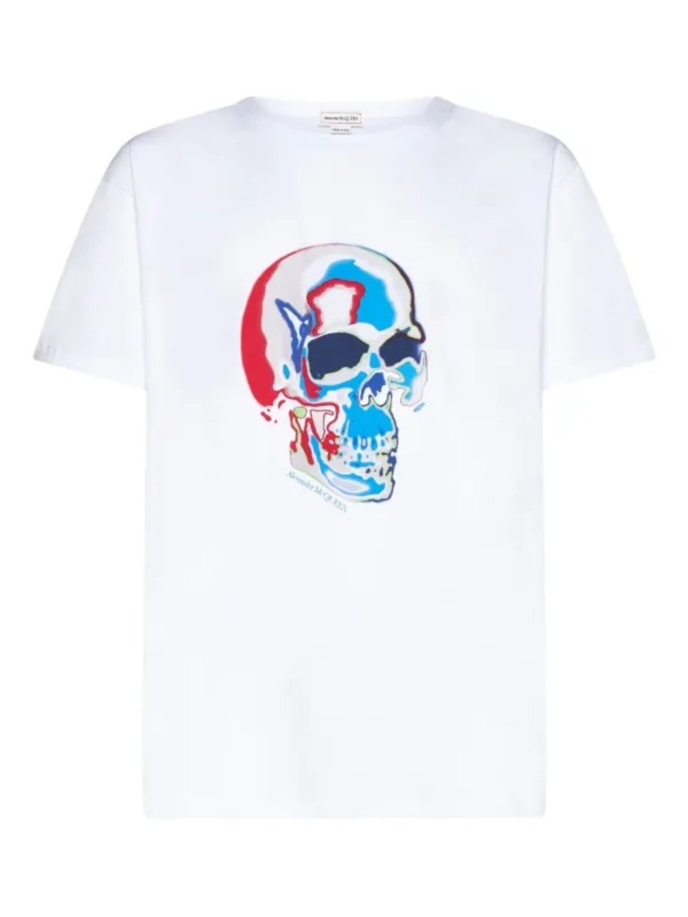 Alexander McQueen Solarised Skull print T-shirt